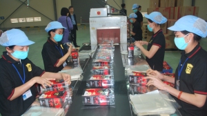 Hoàn thiện đóng gói thành phẩm G7 tại Nhà máy Trung Nguyên Bắc Giang